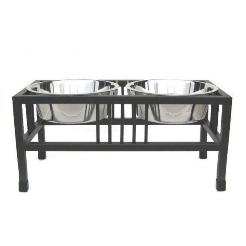 Raised Feeder Black Large J40428