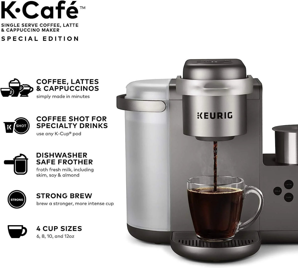 Single-Serve Coffee, Latte, and Cappuccino Maker U3649