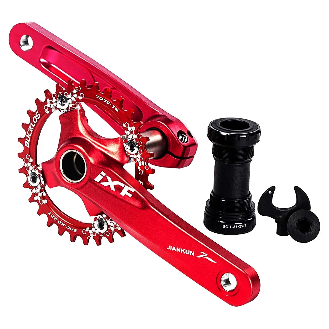 104 BCD 32T 34T 36T 38T Mountain Bike 170mm Crankset Aluminum Alloy MTB Crank Set D62933