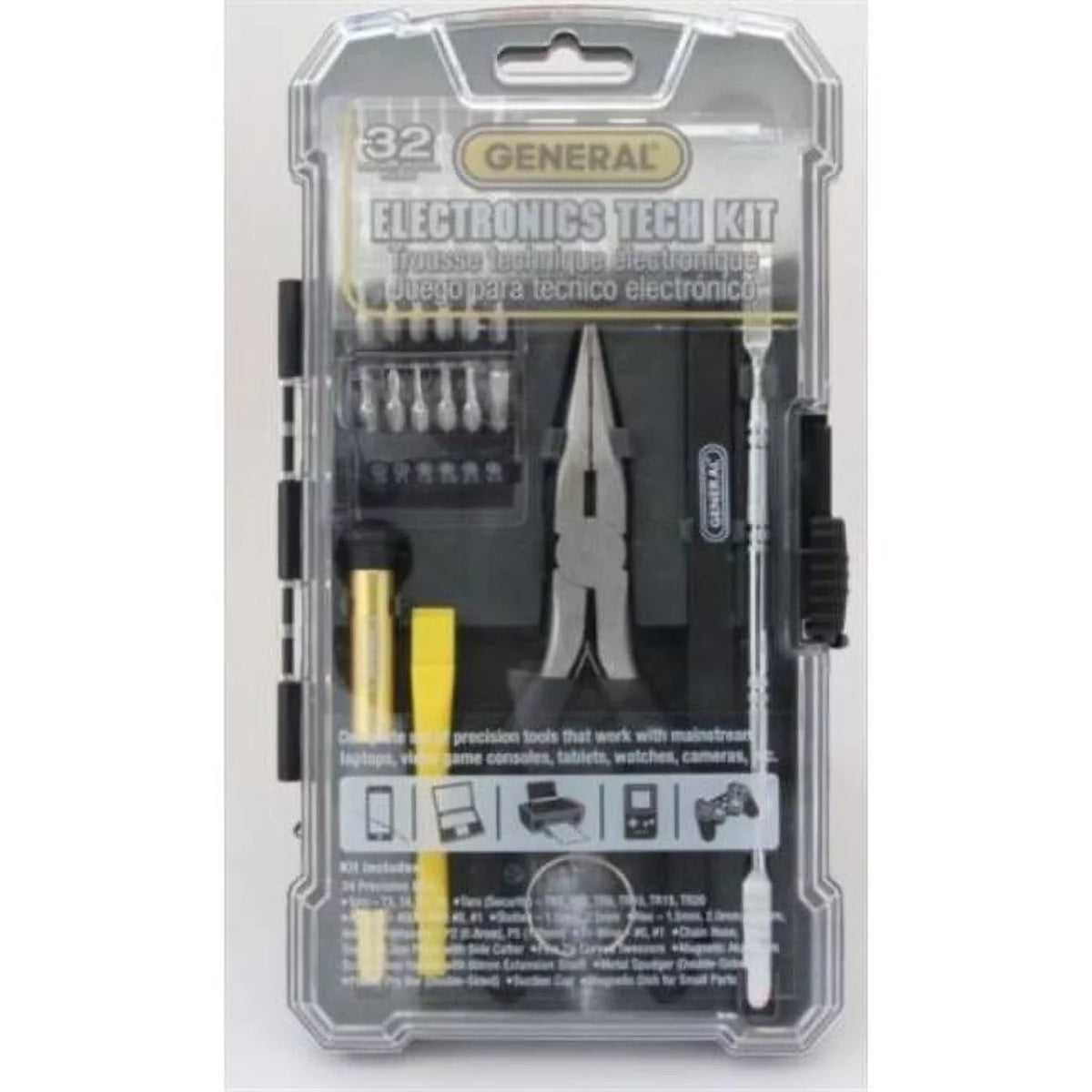 Electronics Tech Repair Kit, 32 Piece O433