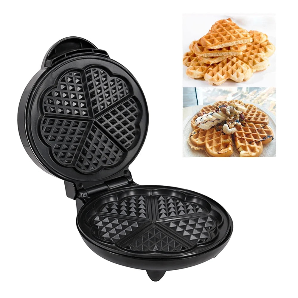 1000W Heart-Shaped Waffle Maker S99023