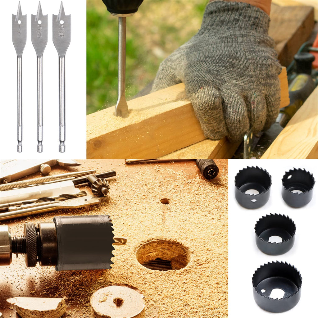 100-piece Titanium High Speed Steel Drill Bits Set I2527
