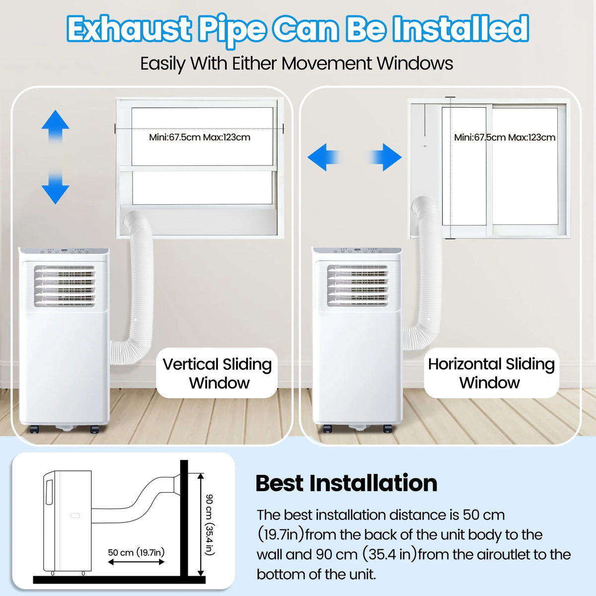 8,000 BTU Portable Air Conditioner E956