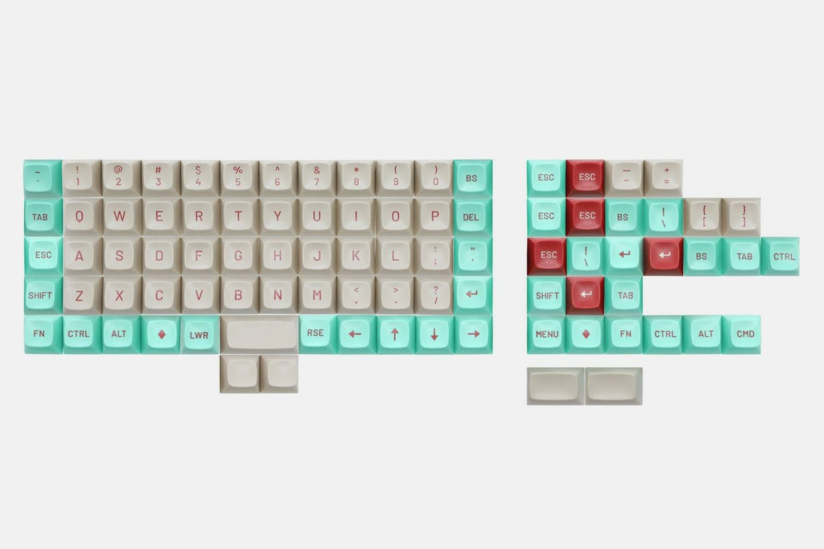 Red MT3 Keycap Set W2137