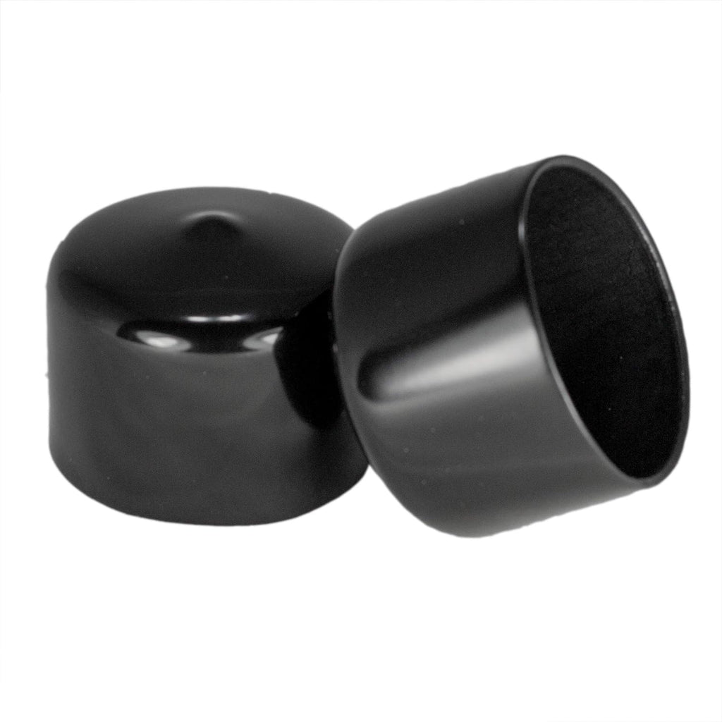 1 1/2 Inch Black Vinyl End Cap (100) E9336