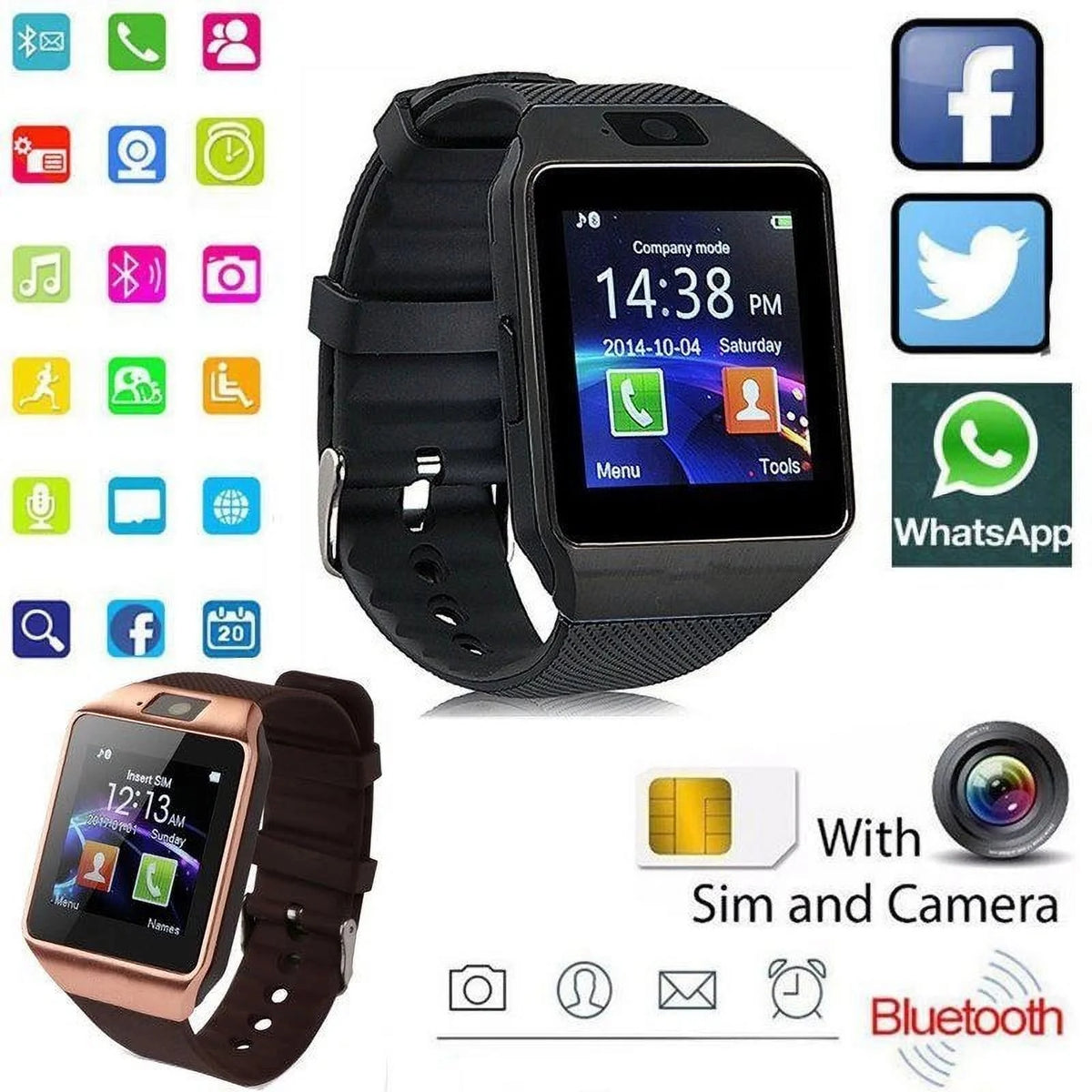 White Smart Watch U79557