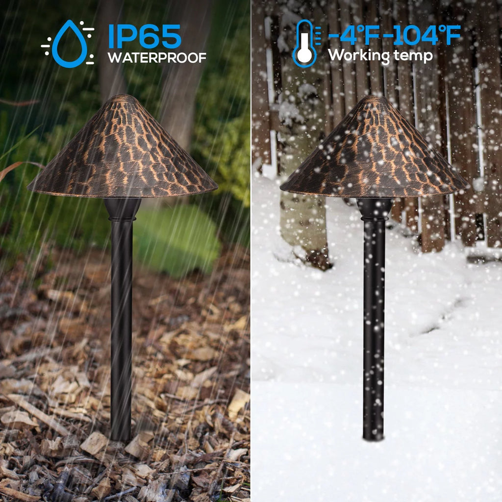 12 Pack Low Voltage LED Landscape Lighting B1468