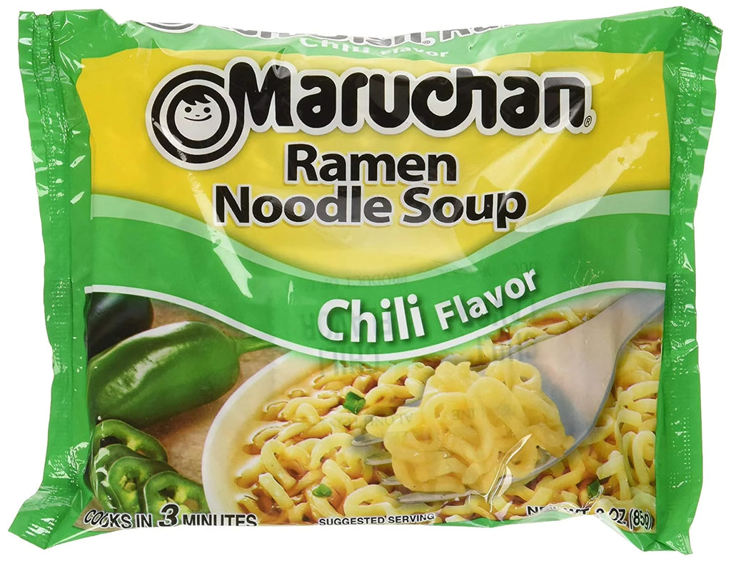 Ramen Chili and Roast Beef Noodles Variety Pack Soup, 3 Oz, 48 Ct Y610