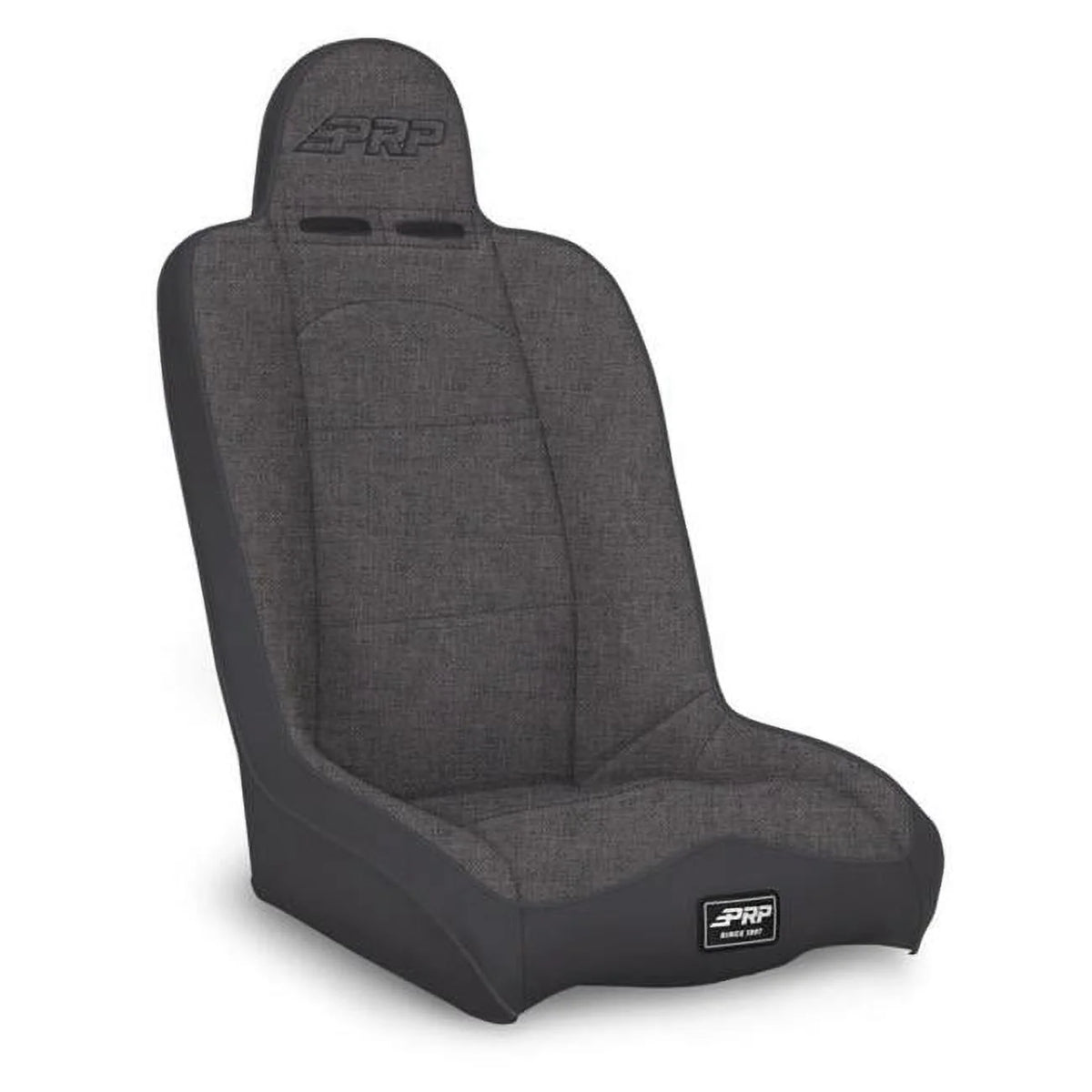 High Back Suspension Seat with Two Neck Slots - All Grey L696086
