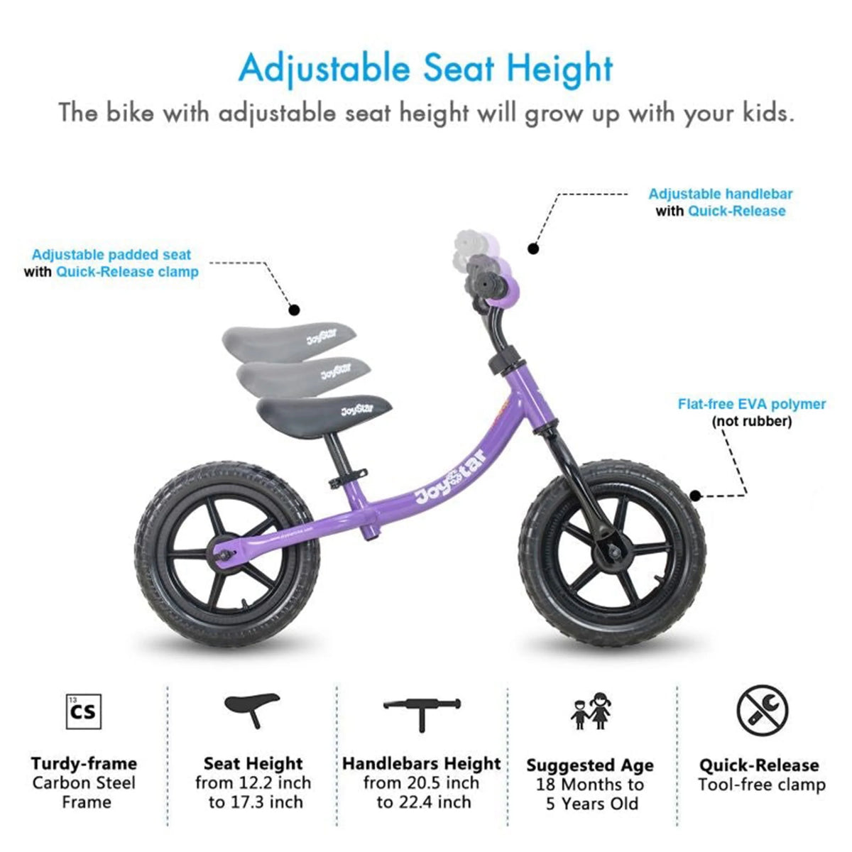 Blue Kids Bike with Training Wheels T43351