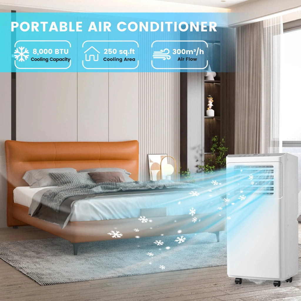 8,000 BTU Portable Air Conditioner E956