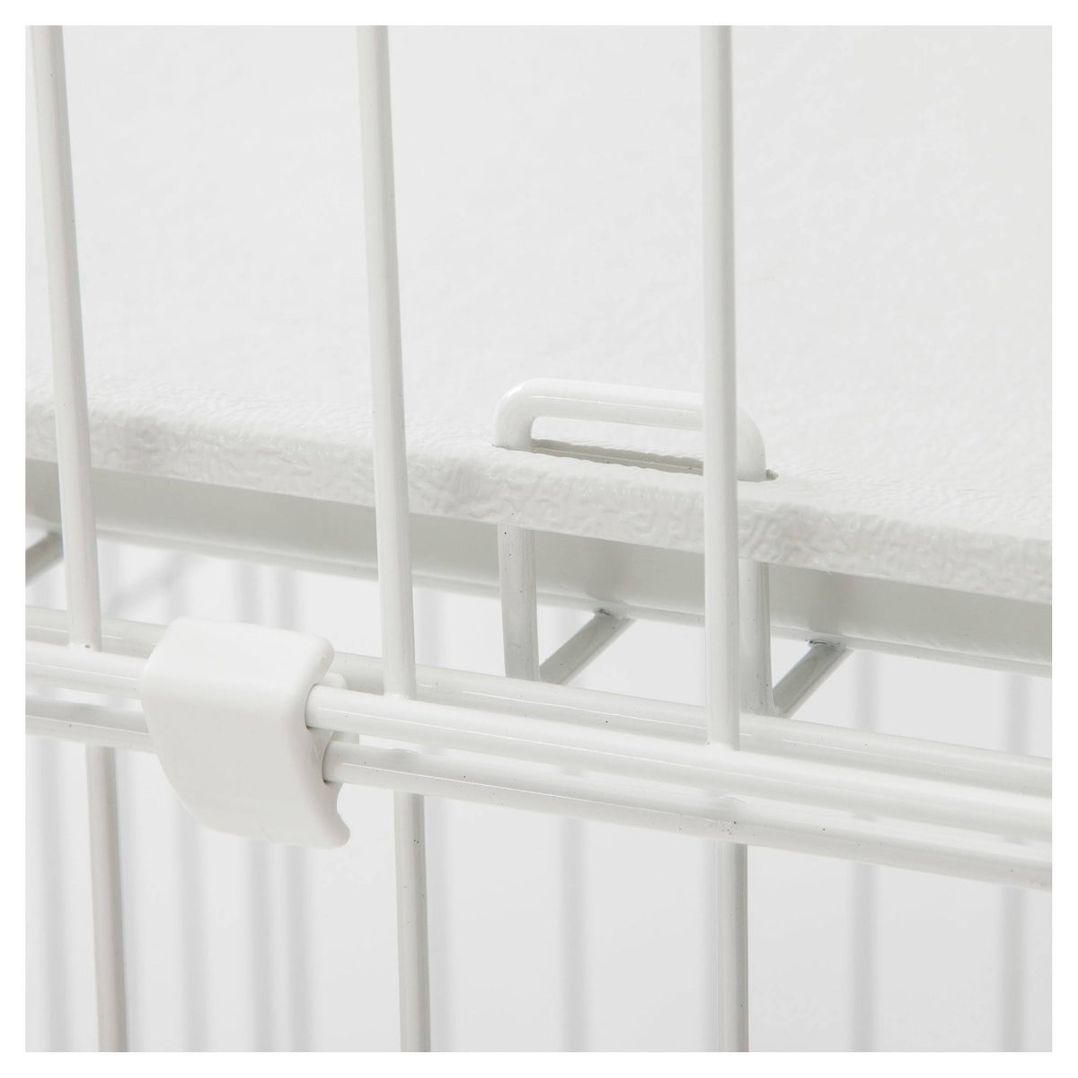 White 2-Tier Wire Cat Cage Z729414
