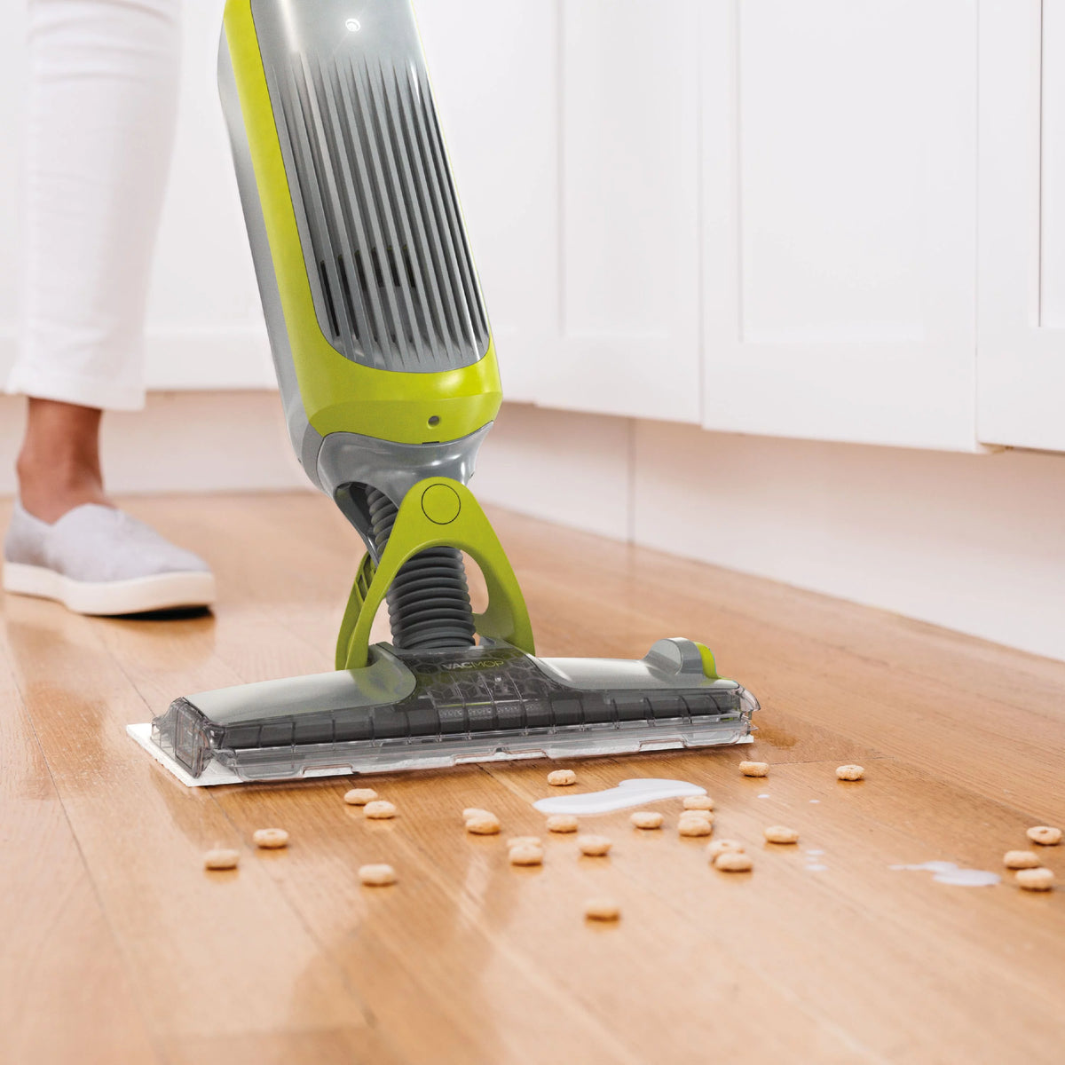 Cordless Hard Floor Vacuum Mop with Disposable Pad S934
