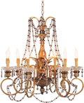 6-Light Candle-Style Chandelier P2159