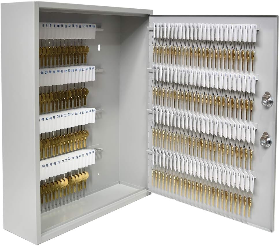 110 Key Cabinet Dual Lock Control Key Box Welded 22 Gauge Steel K86043