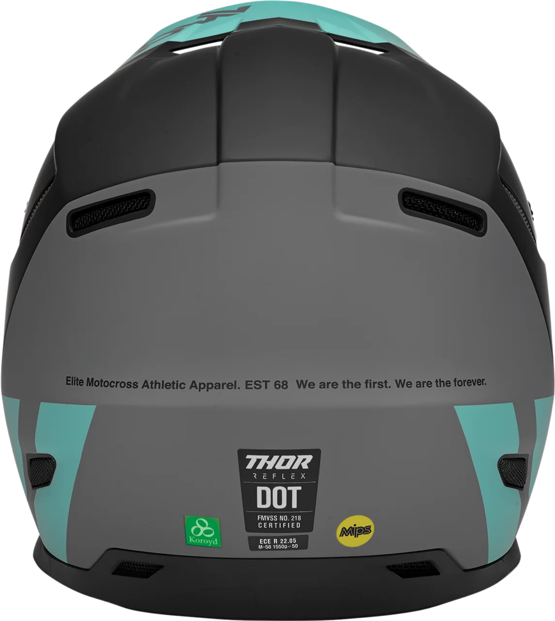 Black/Mint Offroad Motocross Helmet S7866