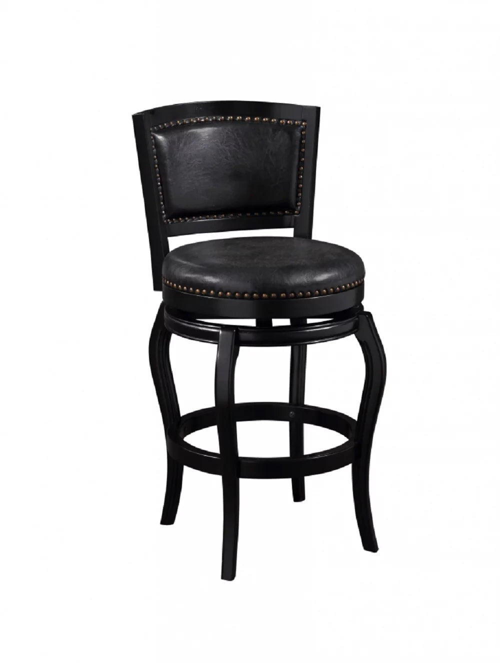 29" High Back Swivel Bar Stool - Black N761187