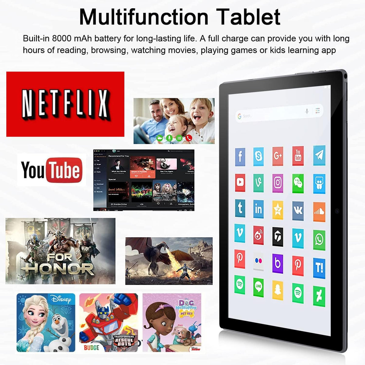 10 inch Android Tablet with 4GB RAM 64GB ROM N69024