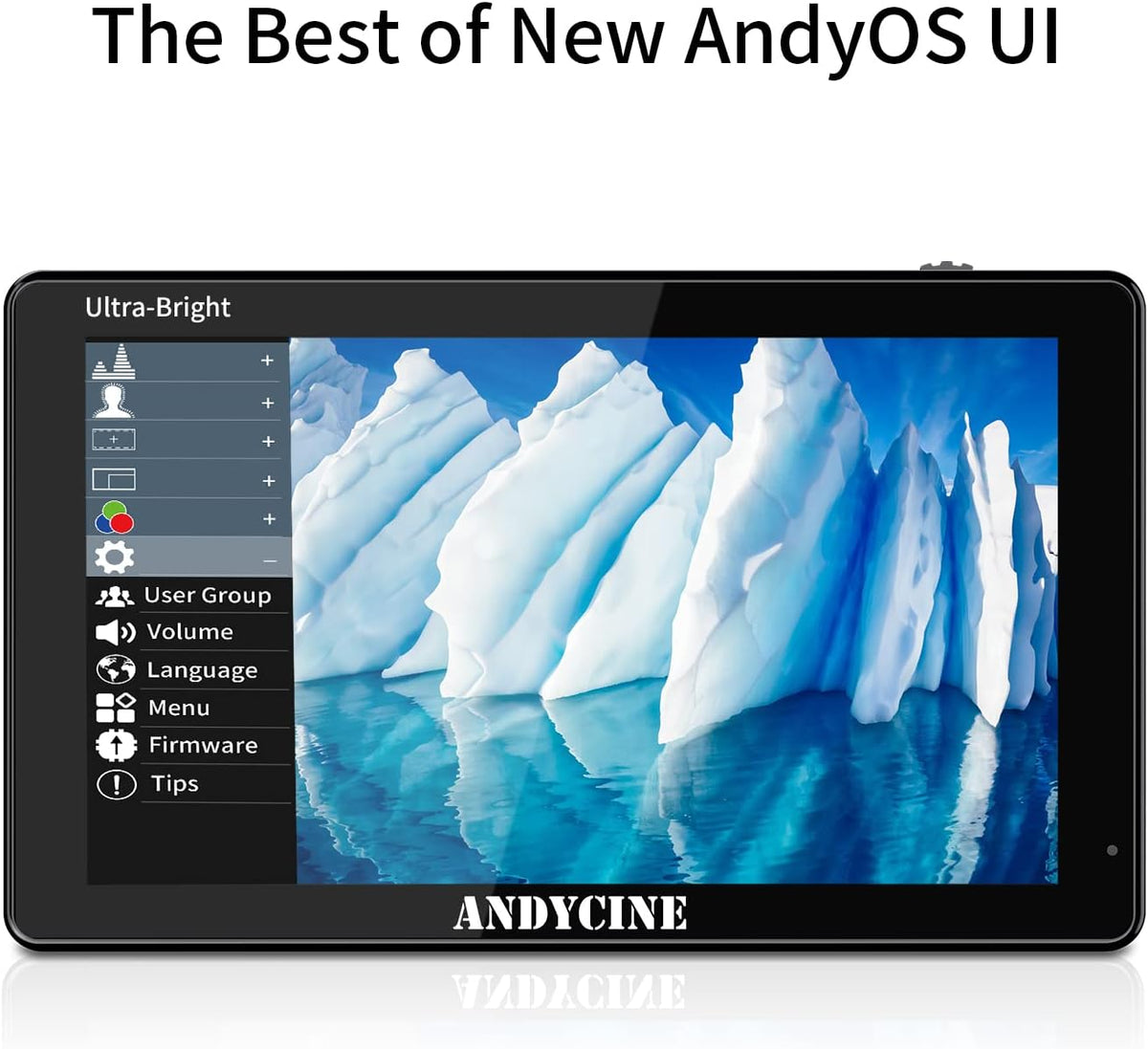 5.5 Inch 3000nit Touch Screen DSLR Field Monitor with F970 External Power 4K HDMI Input Output IPS Panel S188