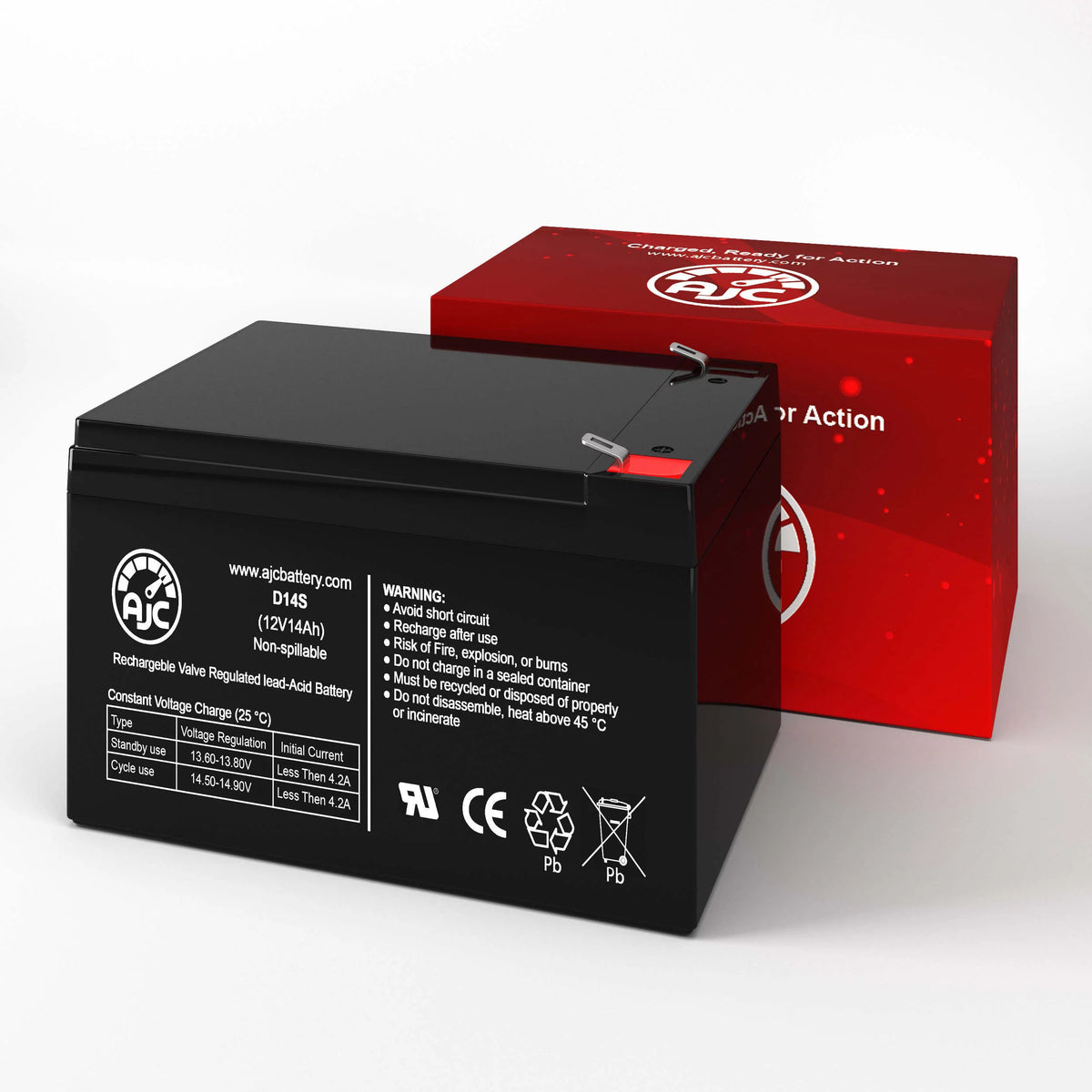 12V 14Ah Electric Scooter Battery V778