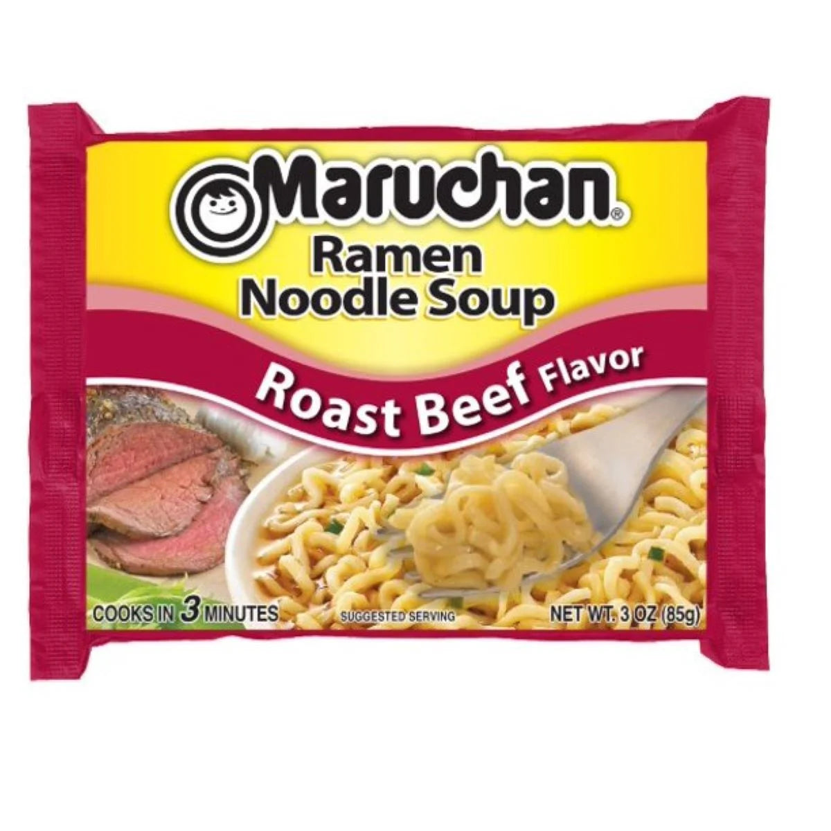 Ramen Chili and Roast Beef Noodles Variety Pack Soup, 3 Oz, 48 Ct Y610