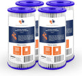 1 Micron 10 Pleated Sediment Water Filter Replacement Cartridge, 4-Pack L9455