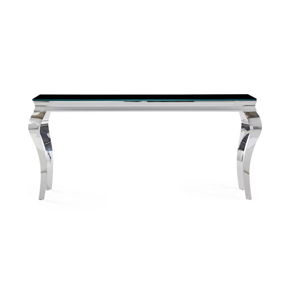Console Table with Black Top I9647