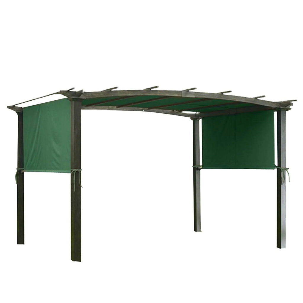 Green 17x6.5Ft Pergola Canopy Replacement Cover W5081