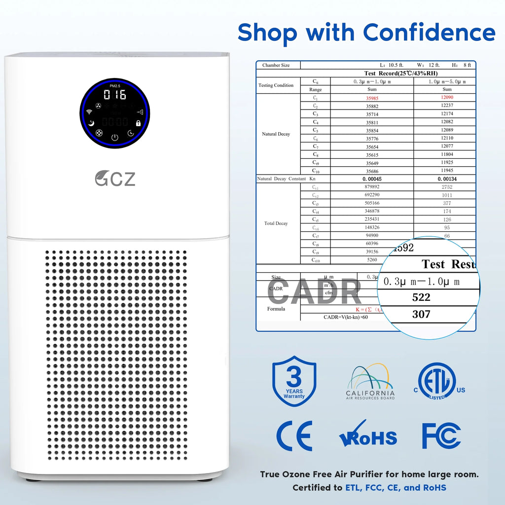 WiFi H13 True HEPA Air Purifier E888847