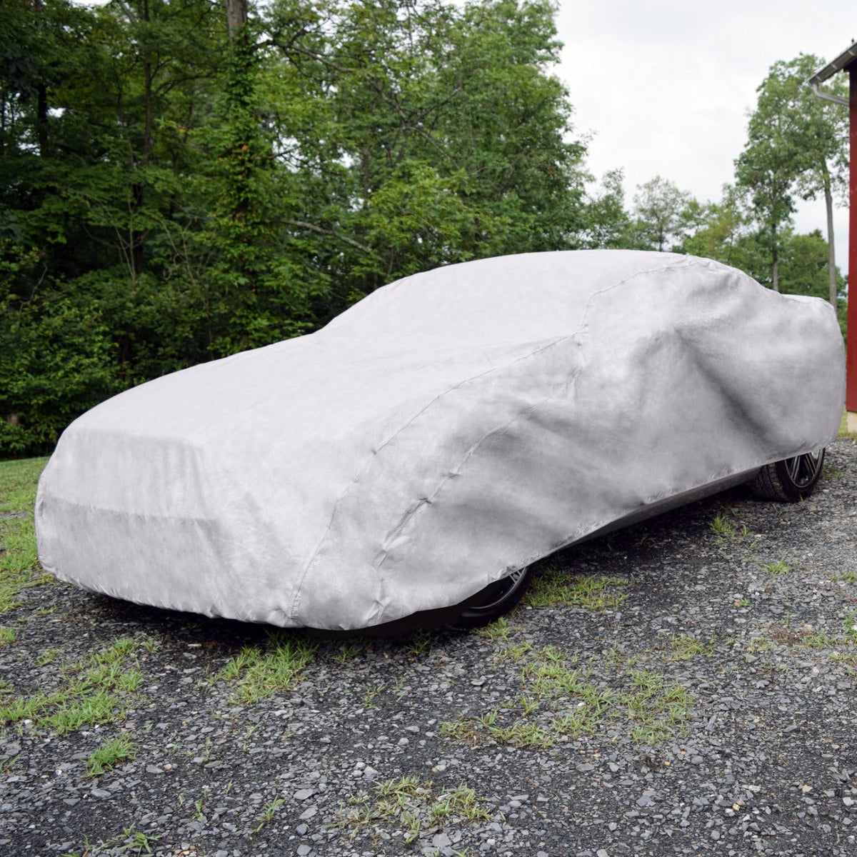 Gray Water-Resistant Car Cover Y26927
